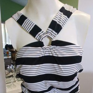 TALBOTS WOMENS  TANK TOP STRIPED SIZE 16